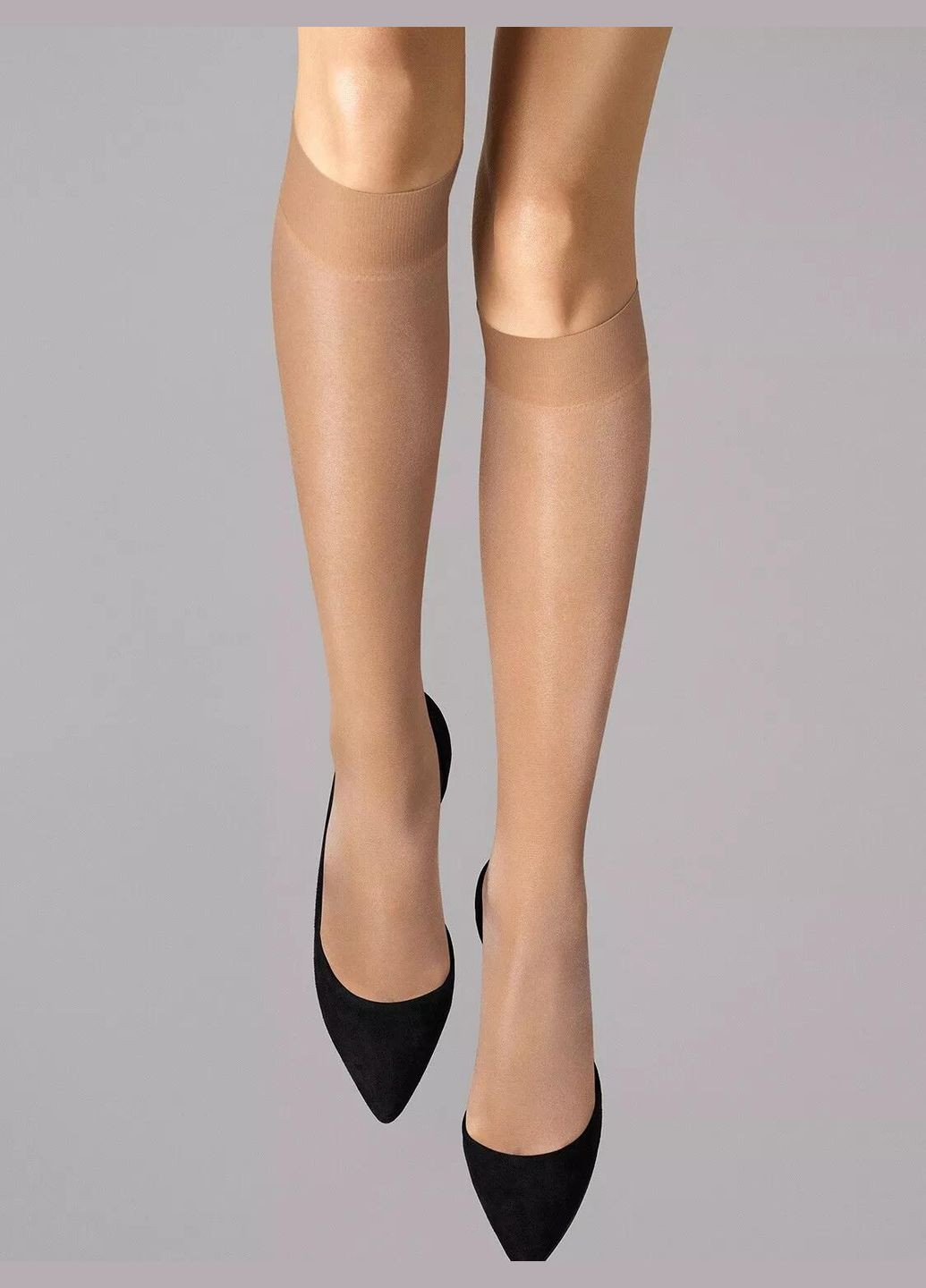 Гольфы женские Satin Touch 20 Knee Highs, Gobi, размер M Wolford (347018292)