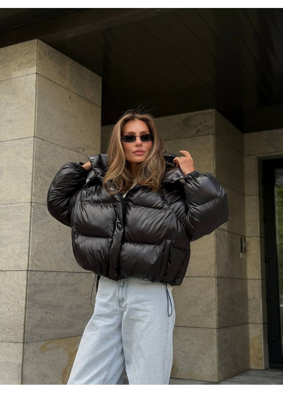 Чорний зимній Пуховик milirud