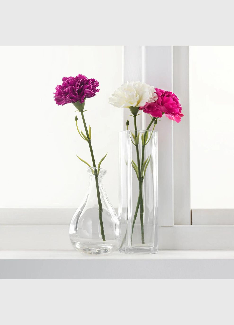 Штучна квітка ІКЕА SMYCKA 30 см білий (20333588) IKEA (267903233)