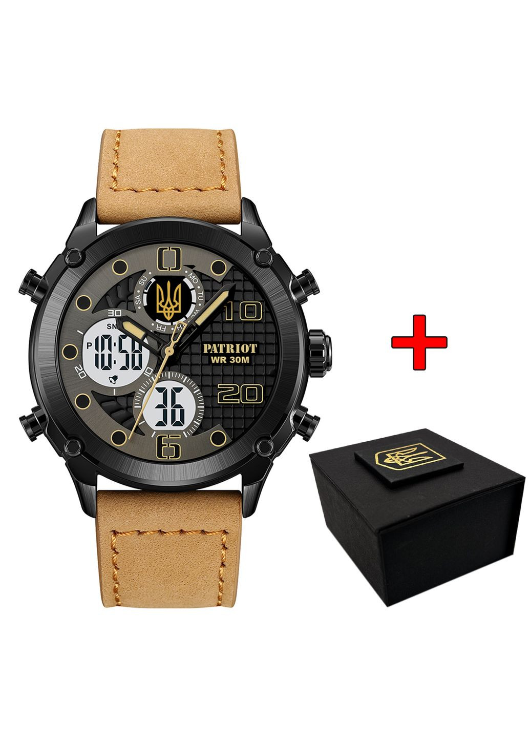 017BKLTBN Трезубец злотый Black-Light Brown Patriot (331286596)