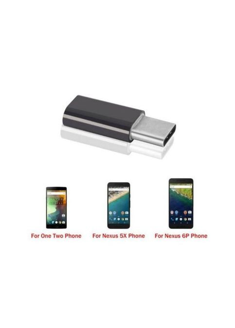 Перехідник (LA-Type-C-MicroUSB-adaptor black) Lapara Type-C to Micro USB (268143300)