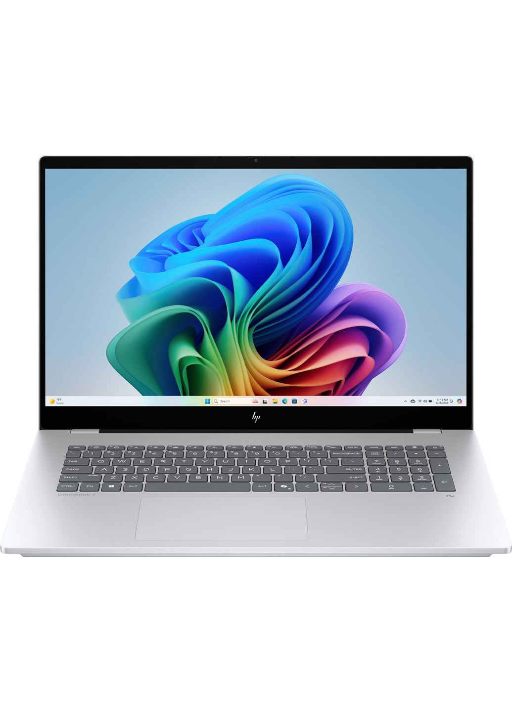 Ноутбук OmniBook 7 17-dc0006ua 17.3" FHD IPS Ts,400n/U7-258V (4.8)/32Gb/SSD512Gb/Intl Arc/Підсв/W11H6 (C9RT6EA) HP (370622788)