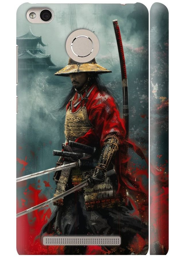 3D пластиковый матовый чехол 'Shogun' для Endorphone Xiaomi Redmi 3s (287275816)