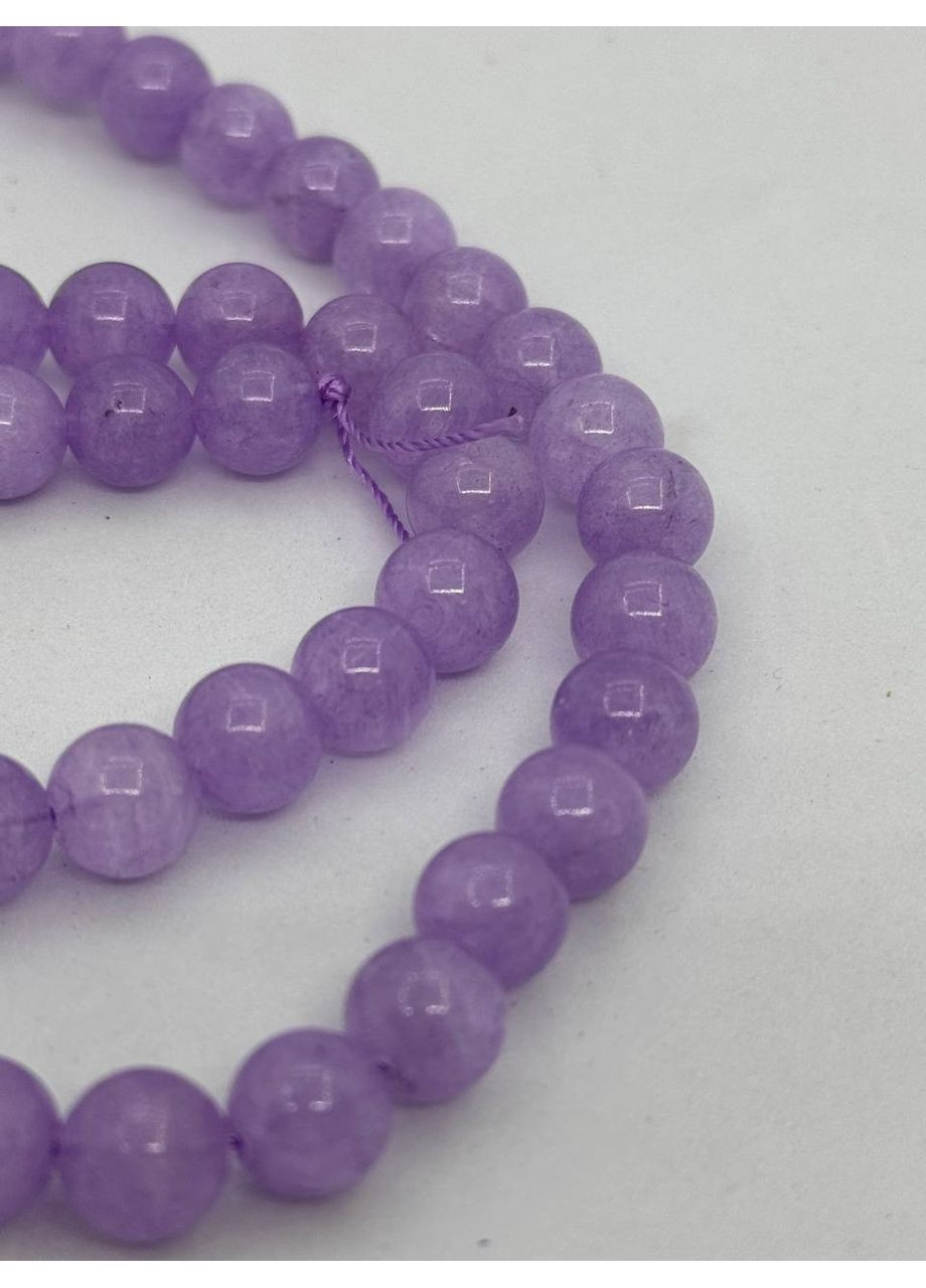 Лавандовый аметист на нити без застежки 8 мм 40 см Лавандовый No Brand (363830022)