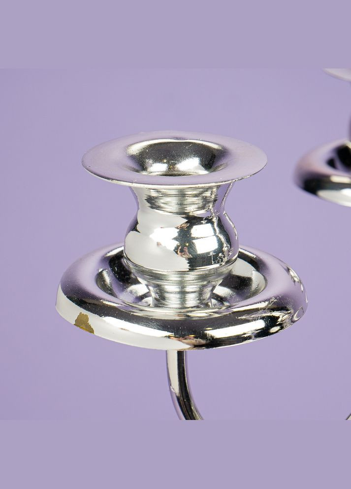 Подсвечник на 5 свечей хром 73 см 12011-018 Lefard (346530364)