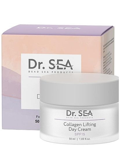 Лифтинг-крем для лица с коллагеном SPF15 Collagen Lifting Day Cream 50ml (1392045-38701308) Dr. Sea (368622634)