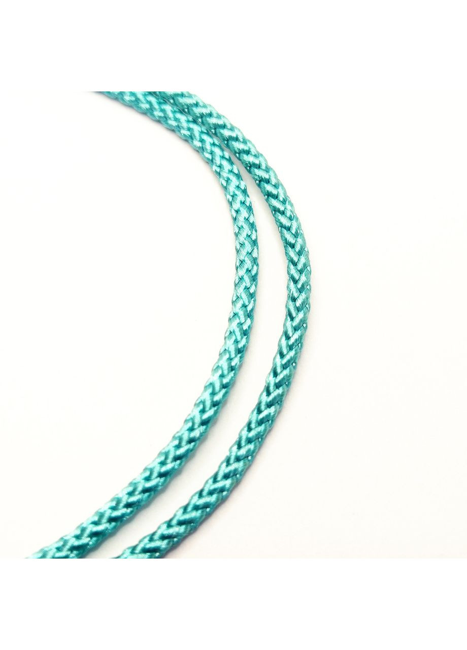 Шнур з милану 40 розмір срібло 925° 0,98г. блакитний дитячий (6010/2,0) Elis-s (358234123)