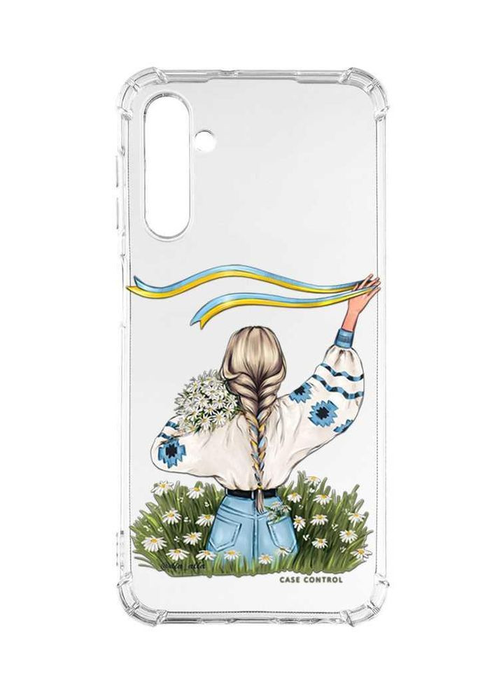 Чехол с утолщенными углами на Samsung Galaxy A24 (A245) 4G:: Девушка с лентой (принт 17) Creative (360662274)