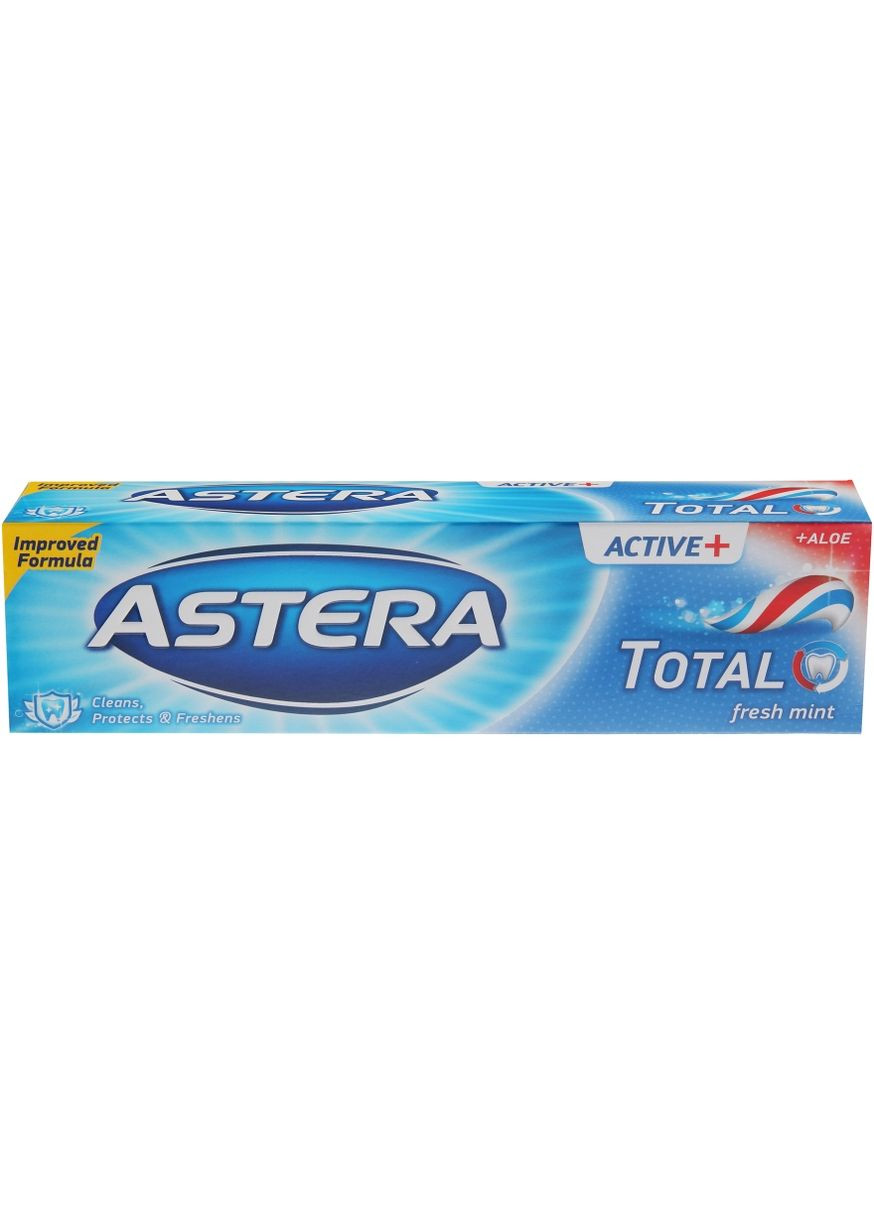 Зубна паста "Комплексний захист" Active+ Total Fresh Mint 100ml (305093-32511881) Astera (368648182)
