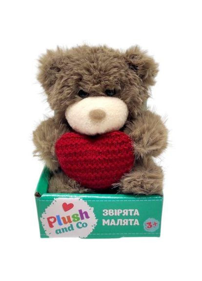 Мягкая игрушка "Plush and Co." МИШКА" (КОРИЧЕСКИЙ) 12 см МІС (369156431)