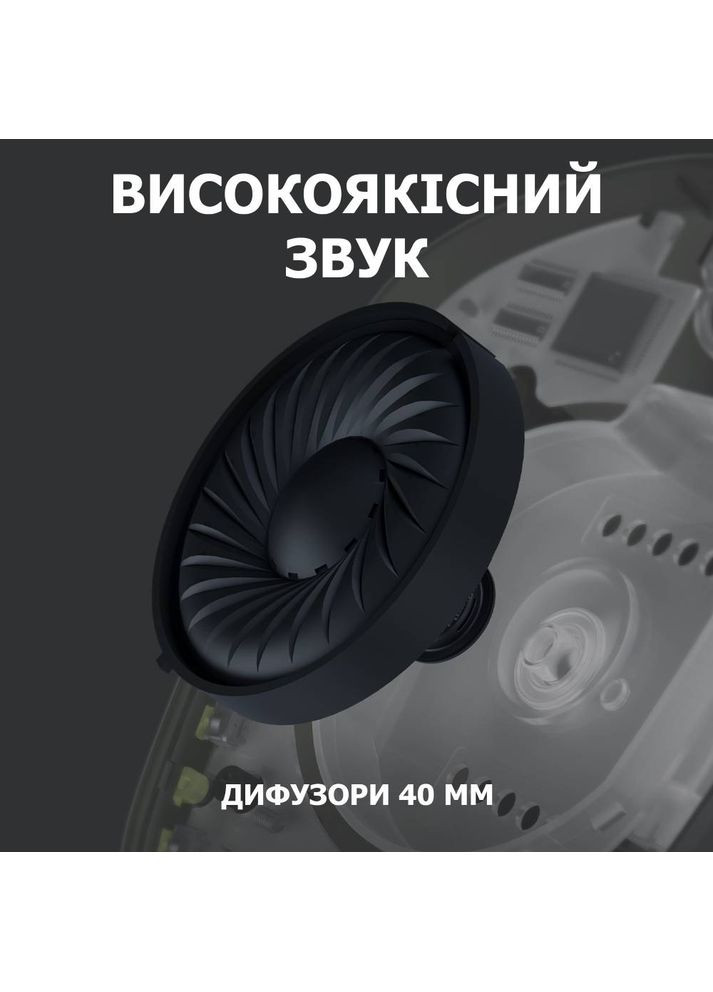 Гарнітура G435 LIGHTSPEED Wireless Gaming BLACK (981-001050) Logitech (306553689)