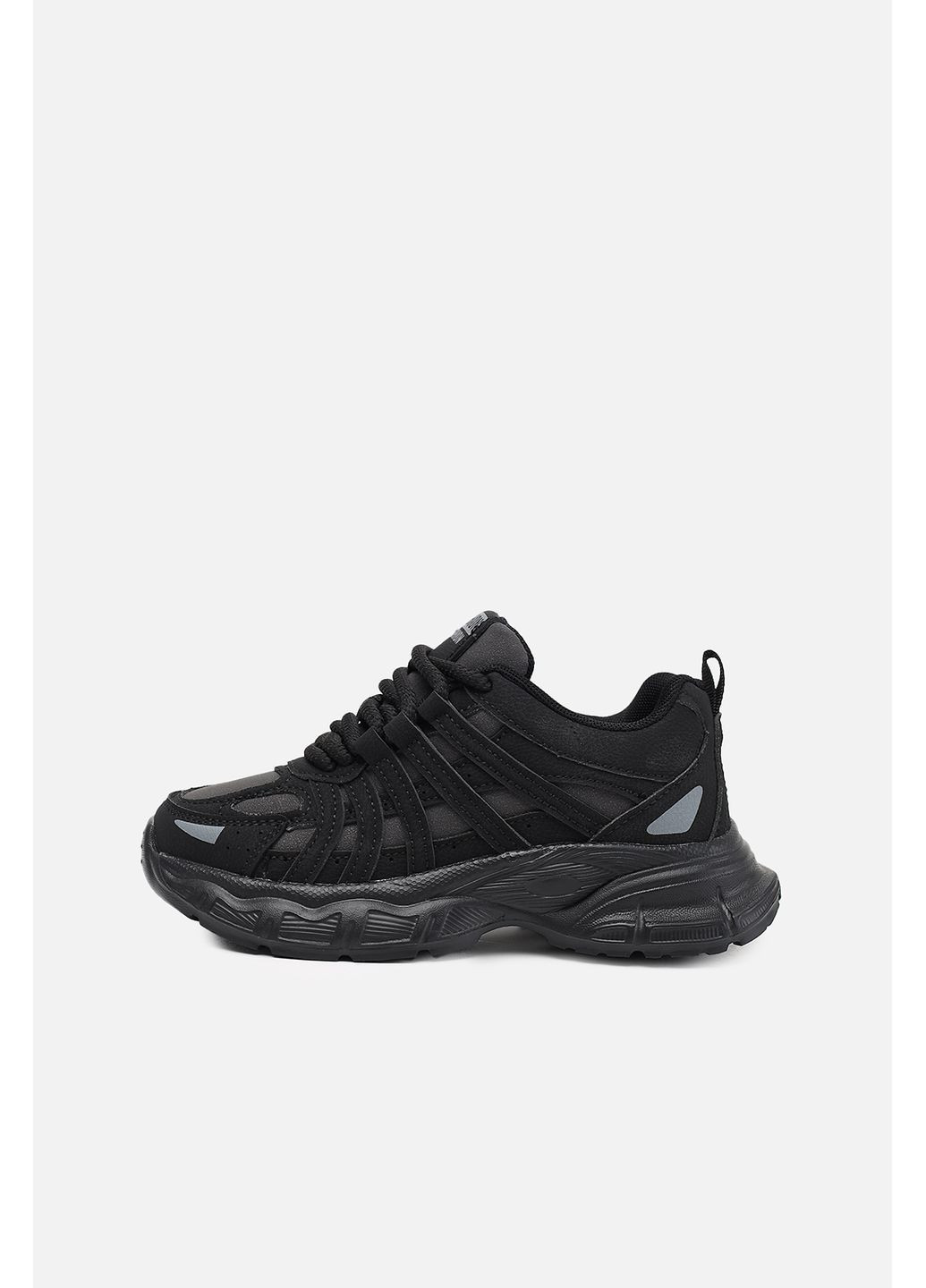 Черные демисезонные кроссовки для девочки цвет черный цб-00282629 Kimboo