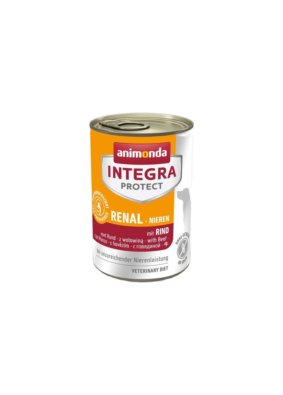 Влажный корм для собак Integra Protect Renal with Beef, 400 г, при болезнях почек Animonda (328925032)