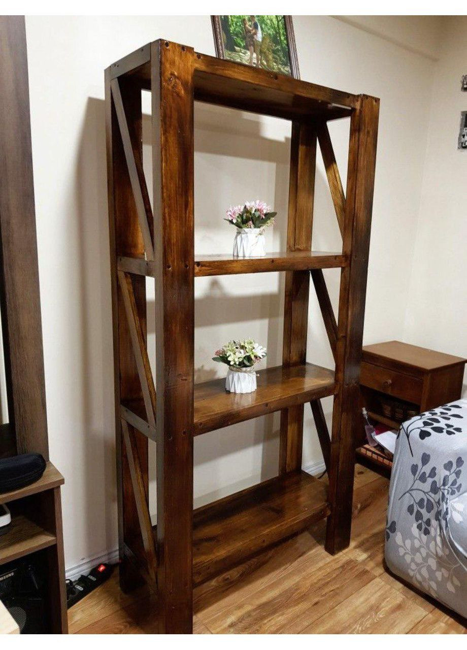 Этажерка из натурального дерева 1250/750/350 (сосна) Belif (368341075)