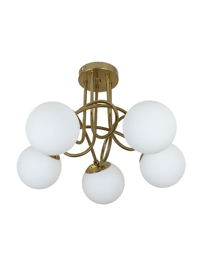 Люстра 7529910-5 BRZ+WH (LVS4742) Levistella (370244833)