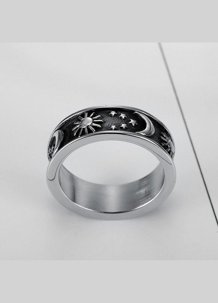 Ретро каблучка Сонце Місяць і Зірки сильний перстень регульований Fashion Jewelry (296193699)