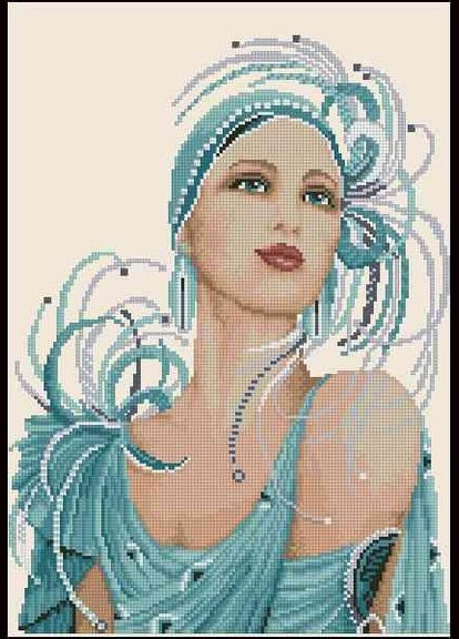 Набор для вышивки крестиком. Размер: 22*32 см. Очарование Лоскуток (315362297)