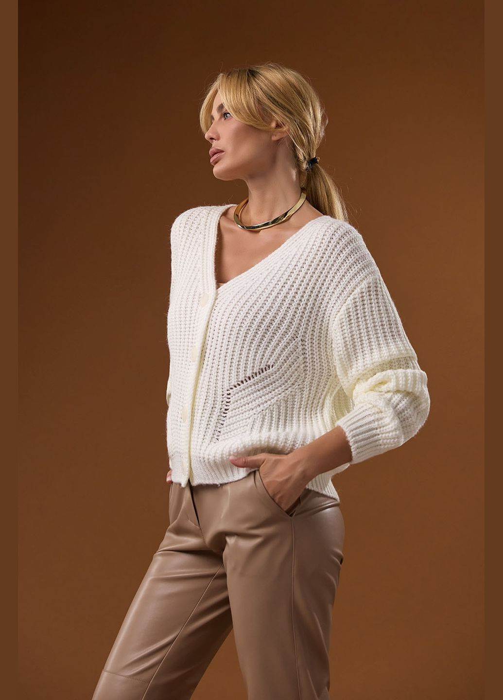 В'язаний кардиган на гудзиках Triko Bakh (315352305)