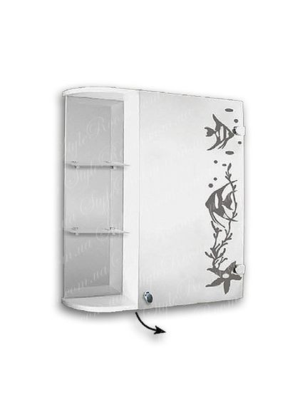 Зеркальный шкаф 600х700х140 ШК811 No Brand (313594843)