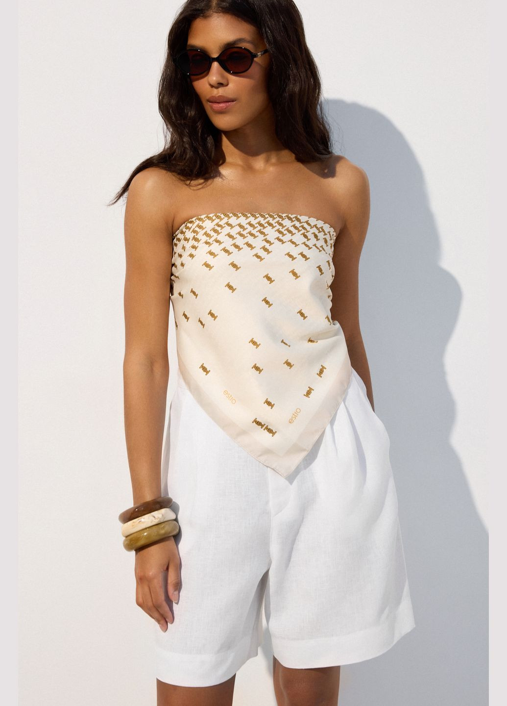 Шорти, колір білий Estro (337470223)