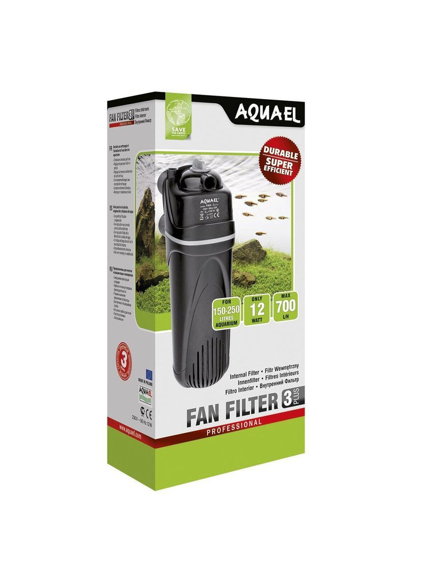 Внутренний фильтр Fan 3 Plus для аквариума до 250 л (5905546030717) Aquael (279560960)