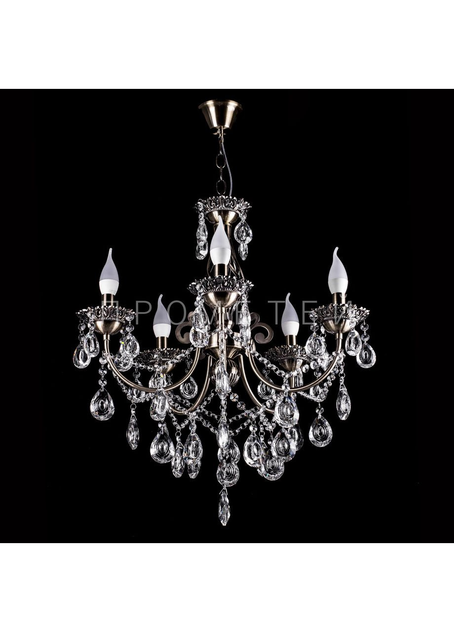 Классическая люстра "свеча" на 5 лампочек N2650/5/AB No Brand (352230235)