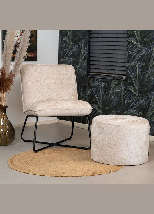 Пуф d=50см h=40см Бежевый No Brand Planet Pouf (336923905)