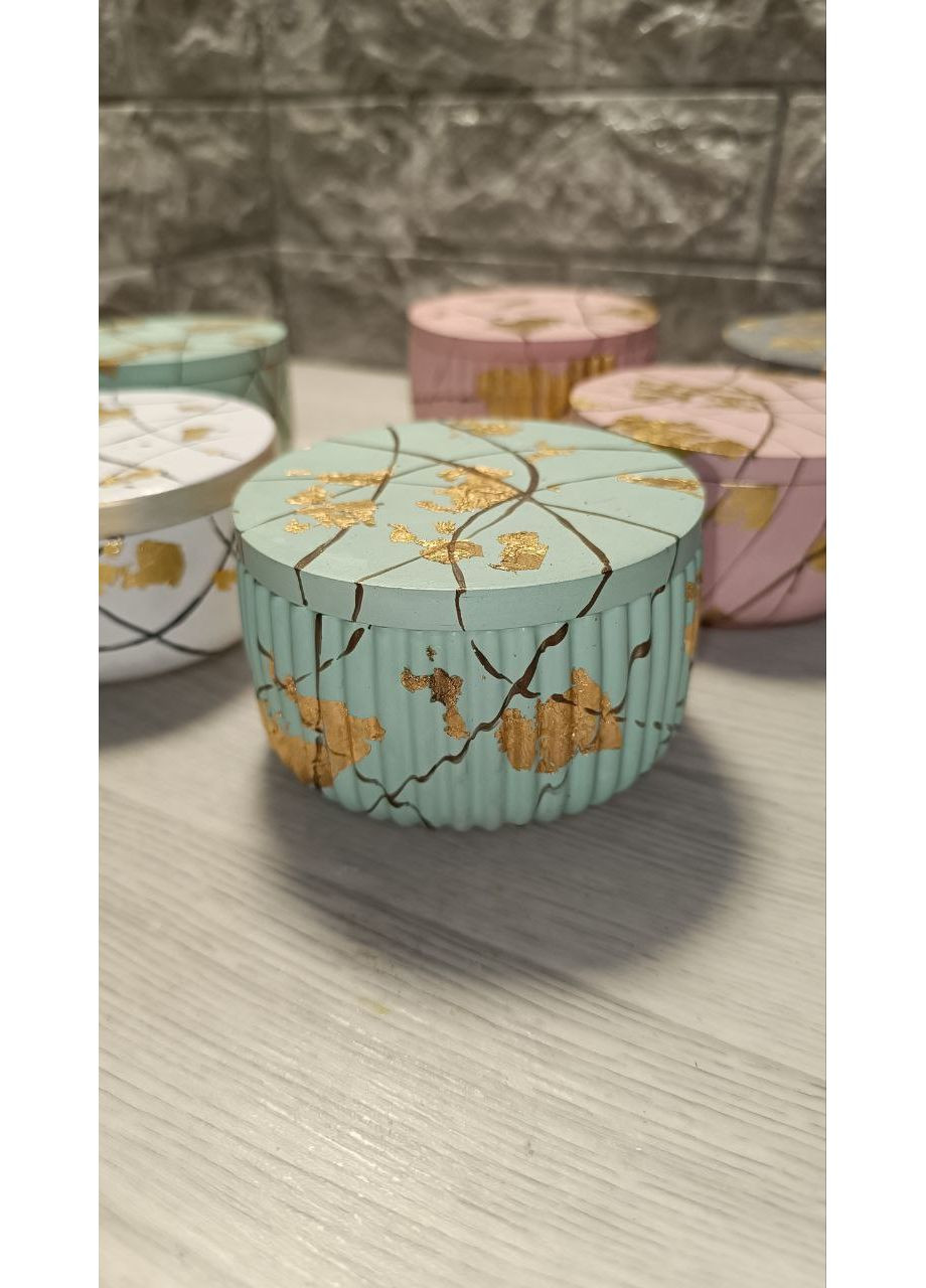 Свічка у кашпо XXL з ароматом лемонграсу Hand Made (350316052)