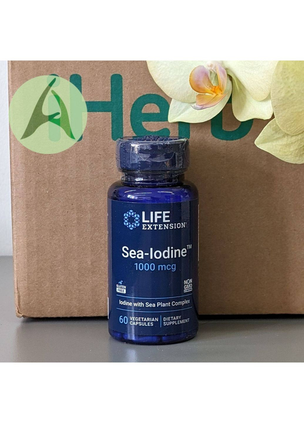 Sea-Iodine, морський йод, 1000 мкг, 60 капсул Life Extension (361858562)