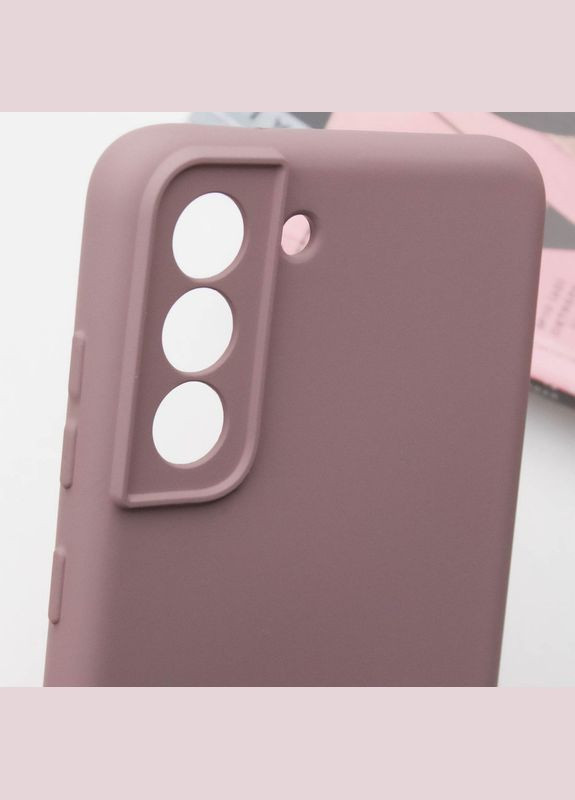 Чохол TPU Liquid Silk Full Camera для Samsung Galaxy S21 FE Getman (360627829)