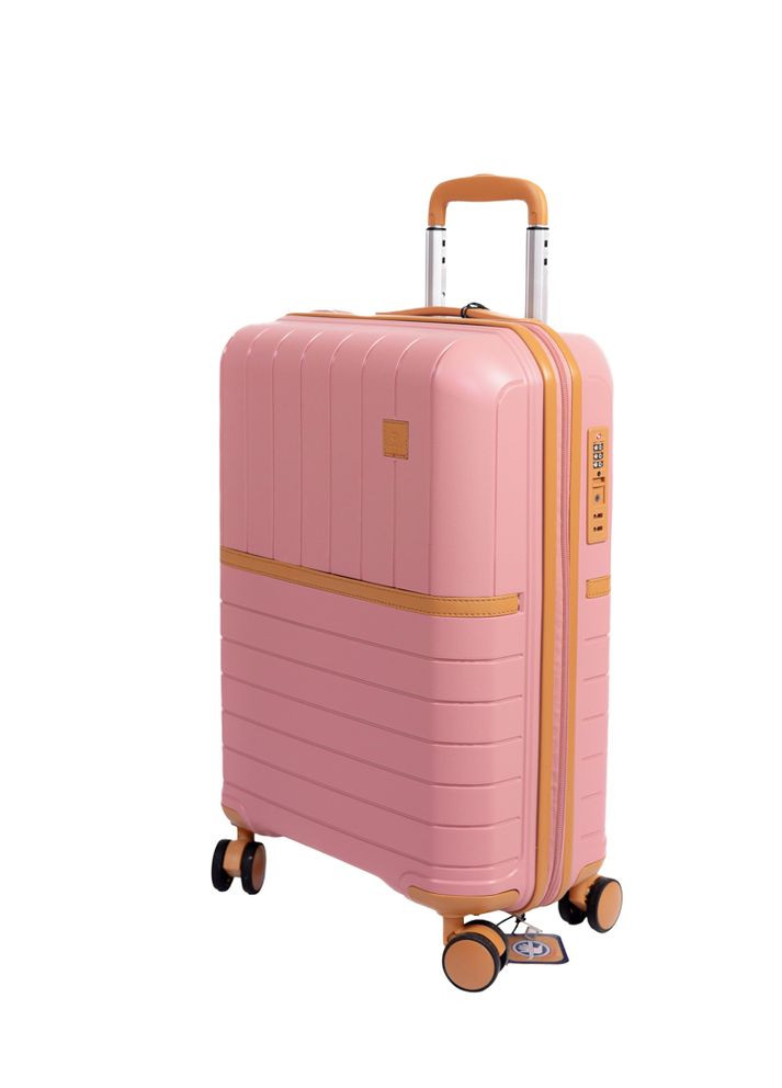 Чемодан малый под ручную кладь 49403 полипропилен Розовое золото Snowball (298284834)