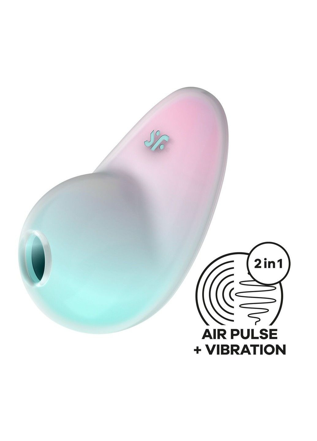 Вакуумний стимулятор з вібрацією Pixie Dust Mint/Pink Satisfyer (316163638)