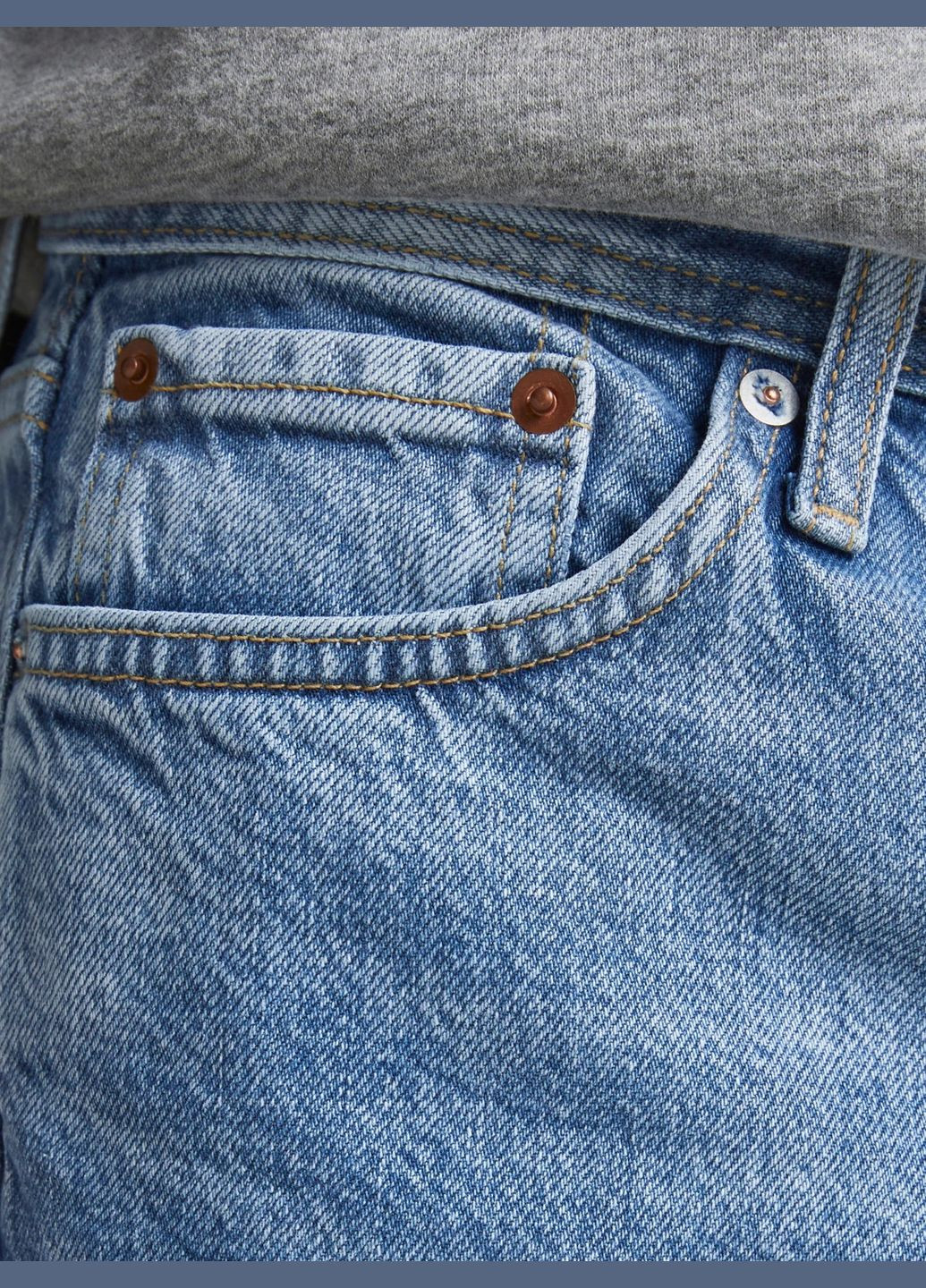 Голубые демисезонные джинсы CHRIS ORIGINAL CJ 920 NOOS RELAXED FIT JACK&JONES