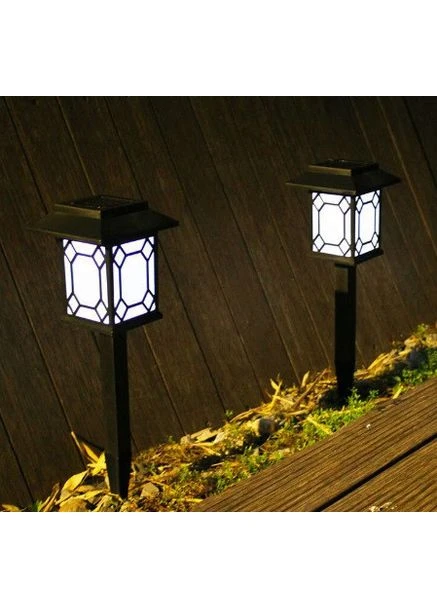 Вуличні садові сонячні світильники Solar Pathway Light 2 шт на сонячних батареях підсвічування газону No Brand (381777311)