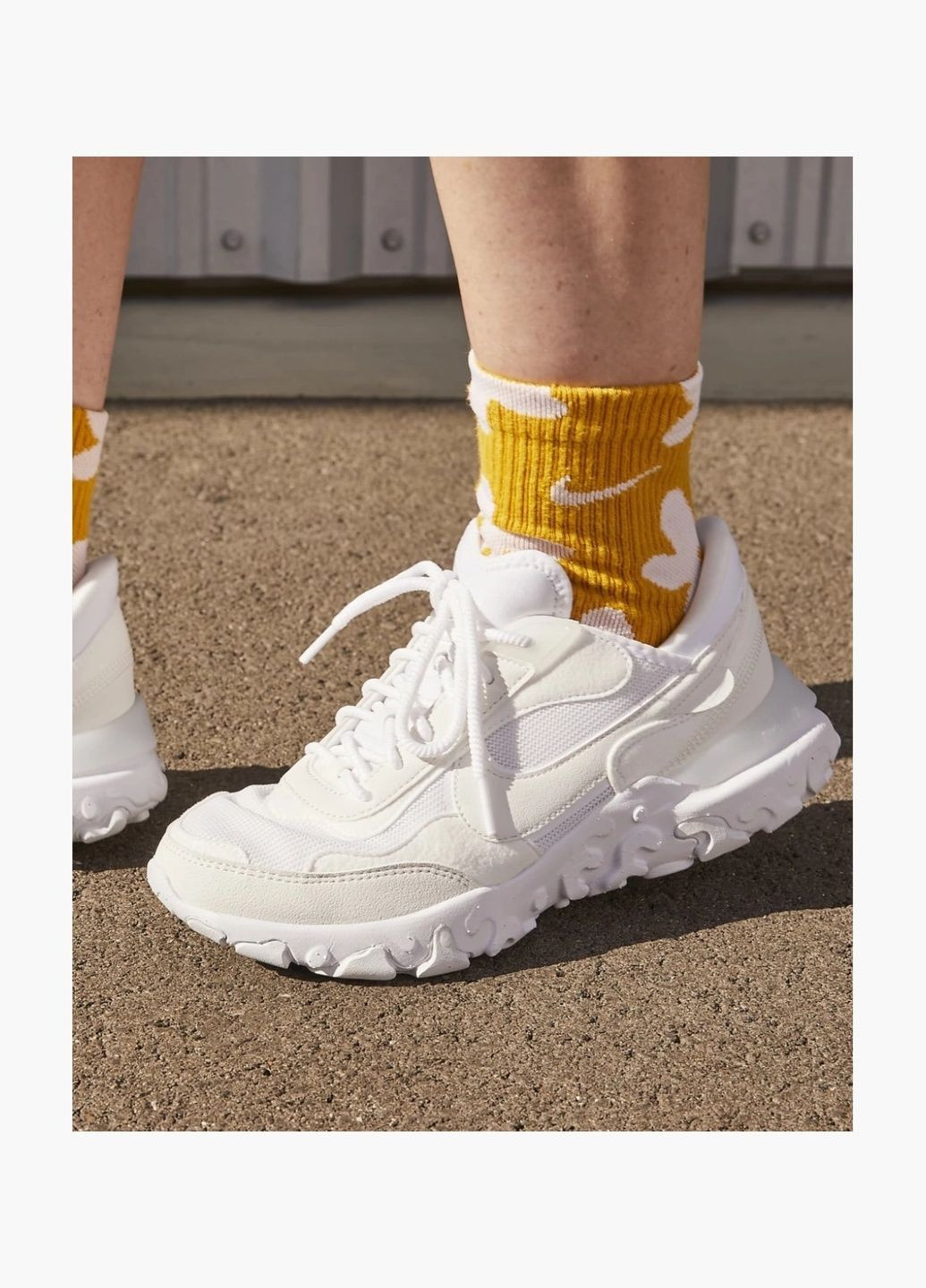 Кроссовки женские W React R3Vision White DQ5188-100 Nike белые (333651868)