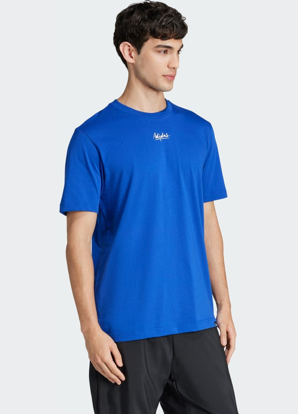 Синя футболка lounge still life lemons graphic adidas