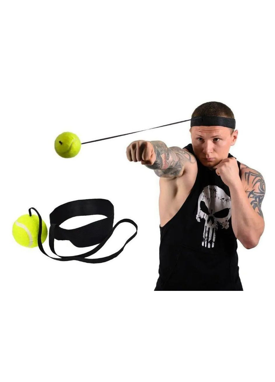 Тренажер для бокса, эспандер тренажер на голову Fight Ball Fighter (306729403)