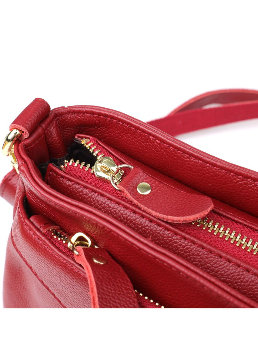 Сумка жіноча з твердим дном з натуральної шкіри 22982 Vintage (348358928)