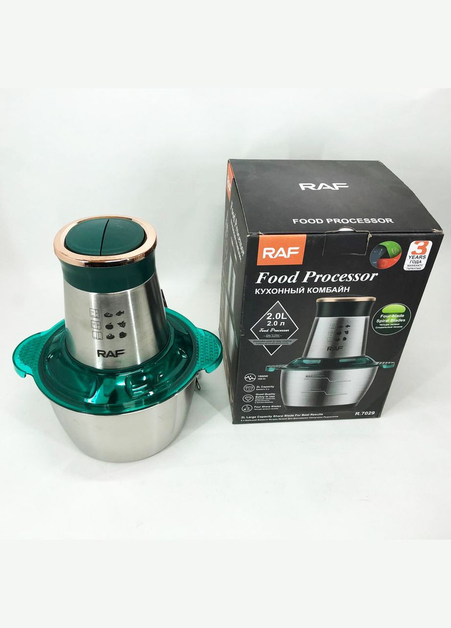Домашний электрический стационарный блендер R.7029 1000 Вт 2л, Измельчитель FE-389 электрический бытовой RAF (349512037)