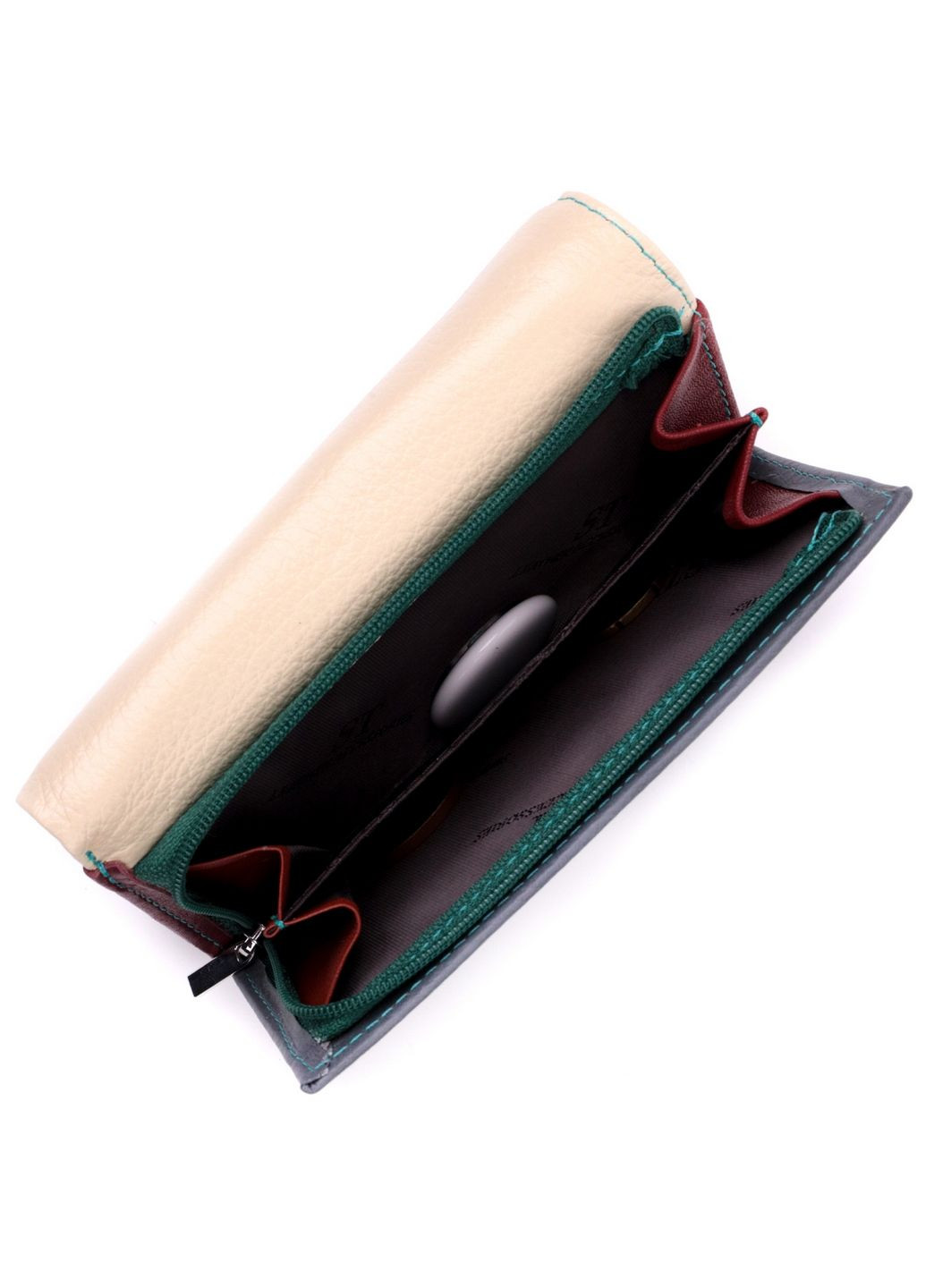 Женский кожаный кошелек 14х9х2 см st leather (288047606)