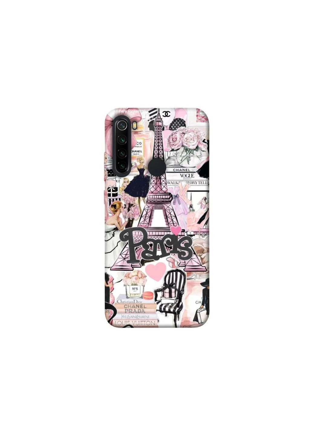 Чехол на Xiaomi Redmi Note 8 Fashion collage ver.8 Frontalka (382276159)