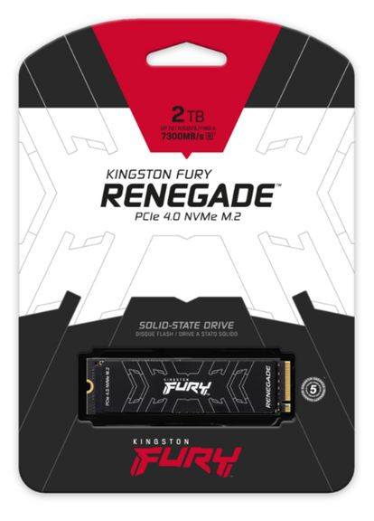 SSD накопитель Fury Renegade PCIe 4.0 NVMe M.2 2TB Kingston (278366764)