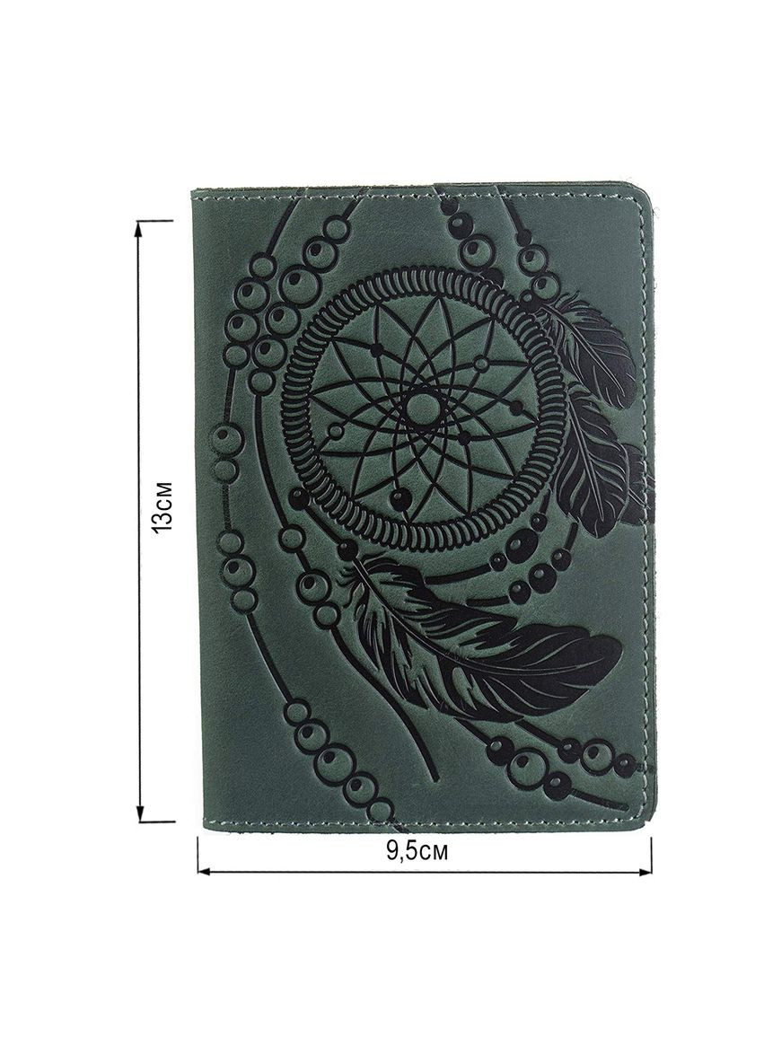 Обкладинка на паспорт SHVIGEL зелена (sku_13836) No Brand (327820111)