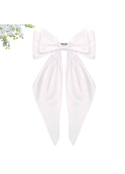 Заколка автомат для волос Бант шелковый Hand Made 17х32см Handmade (368772185)