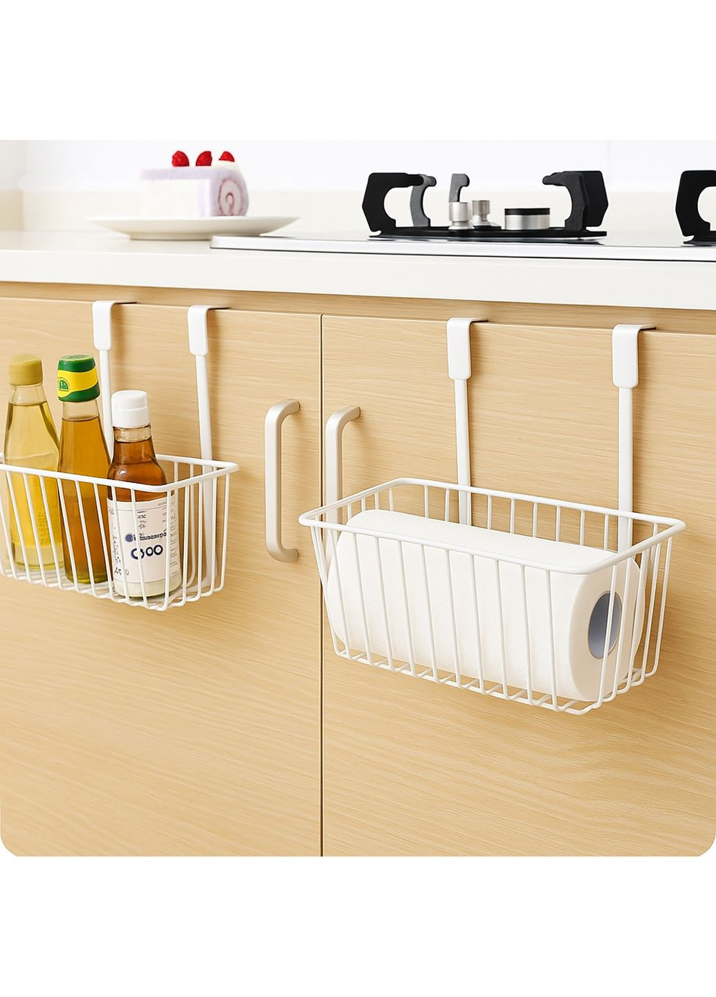 Стильная подвесная металлическая настенная полка корзина держатель-органайзер Kitchen Master (327366481)