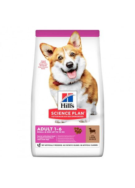 Сухий корм Hills SP Adult Small & Mini Lamb & Rice з ягнятком та рисом для собак дрібних порід 0.3 кг (052742008202) Hill's (364786409)