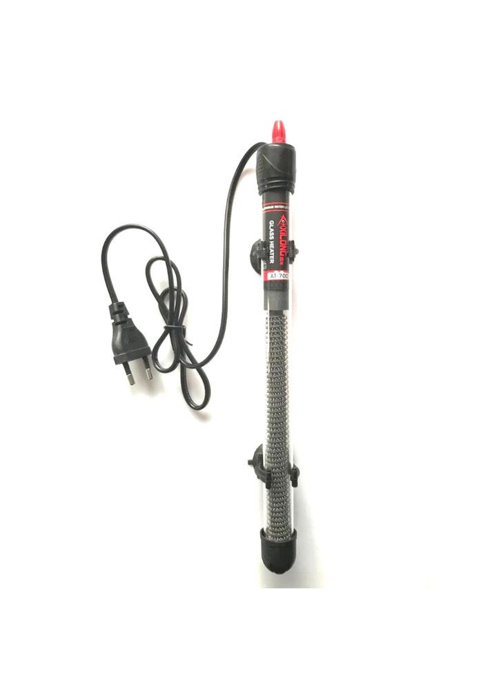 Нагреватель стеклянный с терморегулятором AT-700, обогреватель 300 Вт Xilong (278308450)