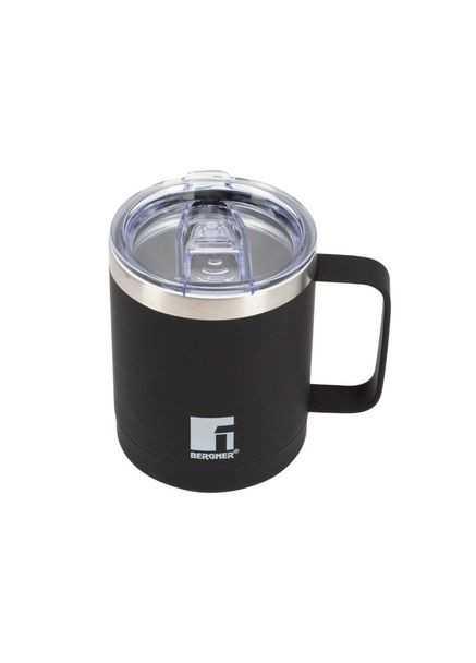 Термокружка Coffee & tea lovers BG-37788-BK 350 мл черная Bergner (360643154)