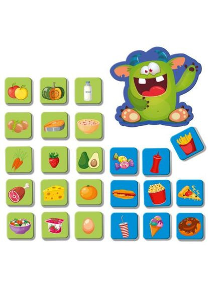 Гра розвиваюча (магнітна) "Смачне чи корисне?" Vladi toys (361416363)