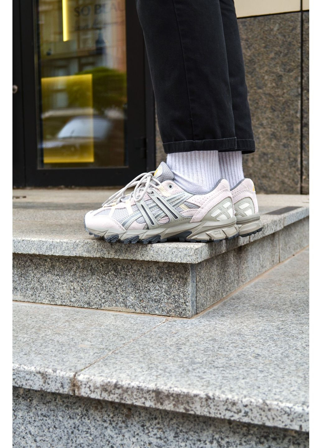 Сірі Осінні кросівки чоловічі asics gel sonoma 15-50 grey асікс гель сонома No Brand